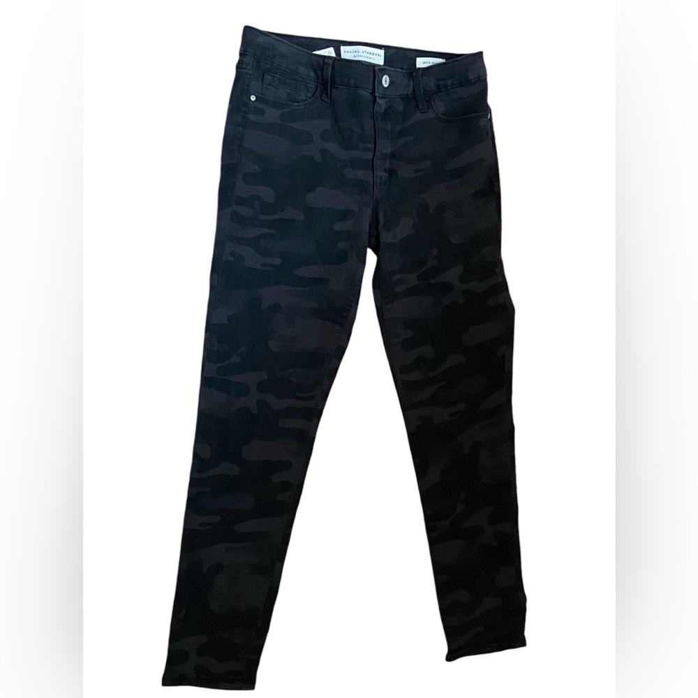 Social standard by sanctuary black cameo ankle skinny slim fit midrise jeans